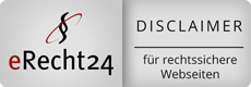 eRecht24 Disclaimer für rechtssichere Webseiten eRecht24 Disclaimer für rechtssichere Webseiten